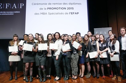 Actu EFAP - Cérémonie de Remise de Diplômes des MBA Spécialisés - Promotion 2015