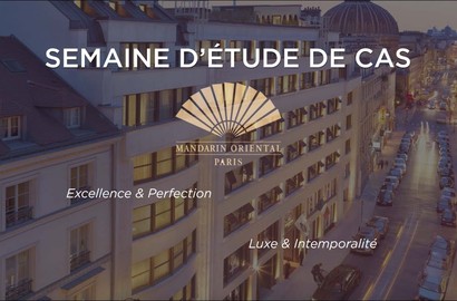 Actu EFAP - Étude de cas pour le Mandarin Oriental, Groupe hôtelier de luxe