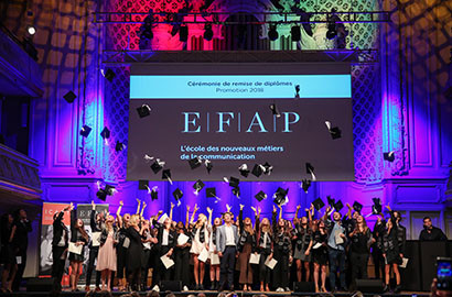 Actu EFAP - Cérémonie de remise de diplômes de la Promotion 2018 de l'EFAP Paris