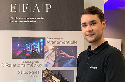 Actu EFAP - Portrait d'Antoine en 3e année d'école de communication