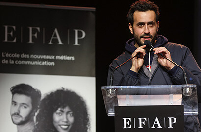 Actu EFAP - Jonathan COHEN, Parrain de la Promotion 2020 de l'école de communication EFAP