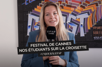 Actu EFAP - #EFAPCANNES : Anna, étudiante en 1e année, en stage au Festival de Cannes