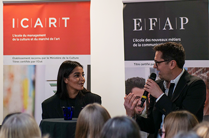 Actu EFAP - Leïla BEKHTI était présente à l’EFAP Lyon pour une Masterclass extraordinaire !