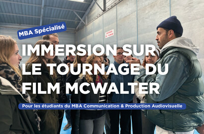 Actu EFAP - Nos étudiants du MBA Spécialisé Communication & Production Audiovisuelle en immersion sur le tournage de McWalter