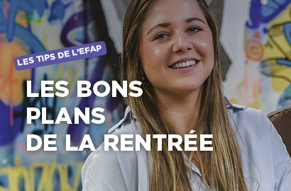 Actu EFAP - Bons plans étudiants : les sites et applis indispensables pour une rentrée réussie