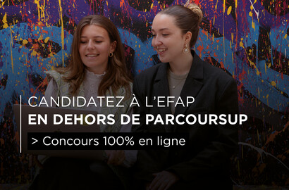 Actu EFAP - Rentrée 2026 - Admission hors Parcoursup à l'EFAP !