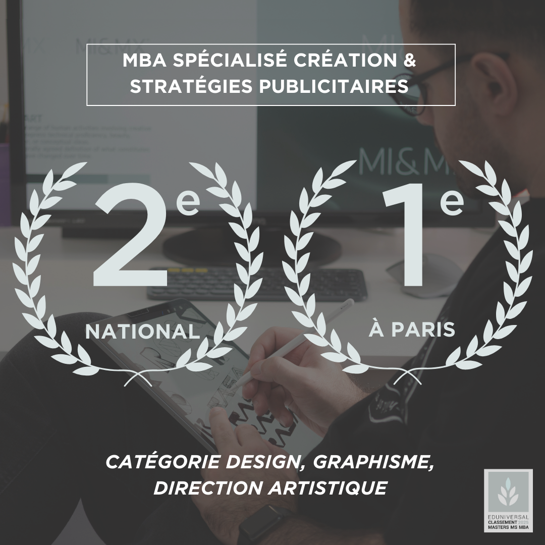 MBA publicité dans le top 5 des meilleurs masters direction artistique