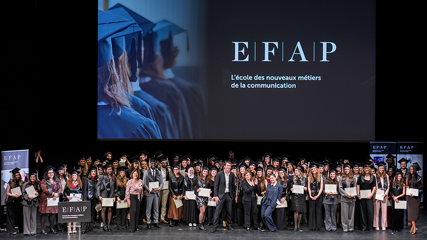 École de Communication EFAP | Une remise de Diplômes avec Lena Situations