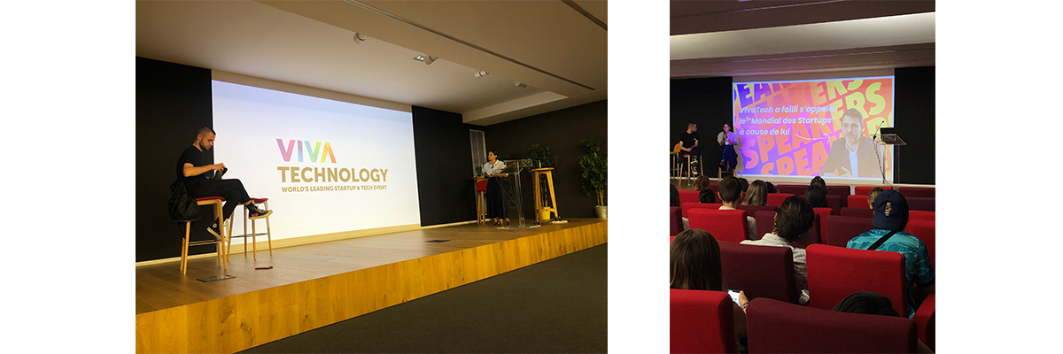 Conférence de Vivatech avec les étudiants de l'école de communication EFAP Paris