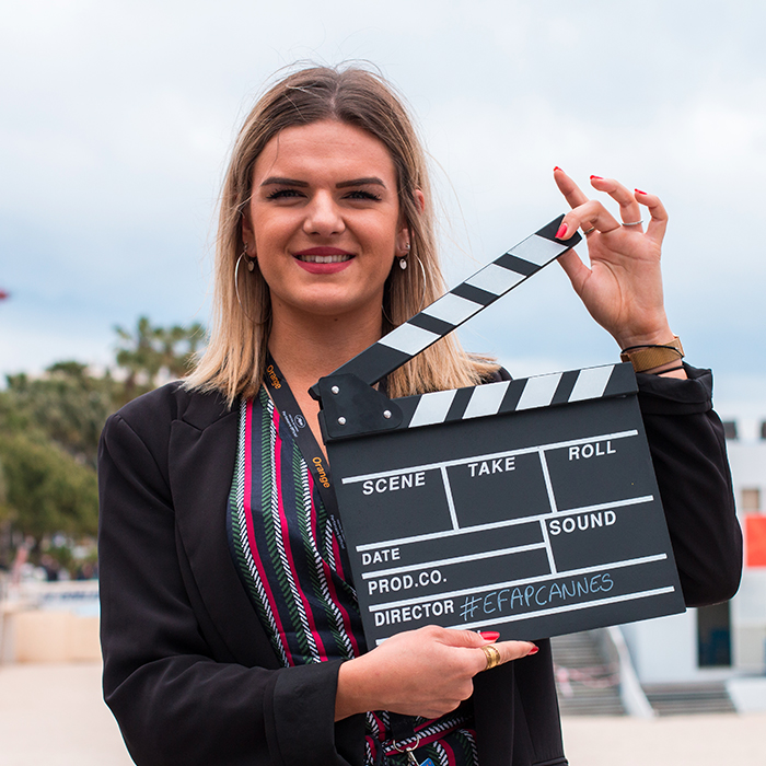 Festival de Cannes avec l'école de communication EFAP - Ines