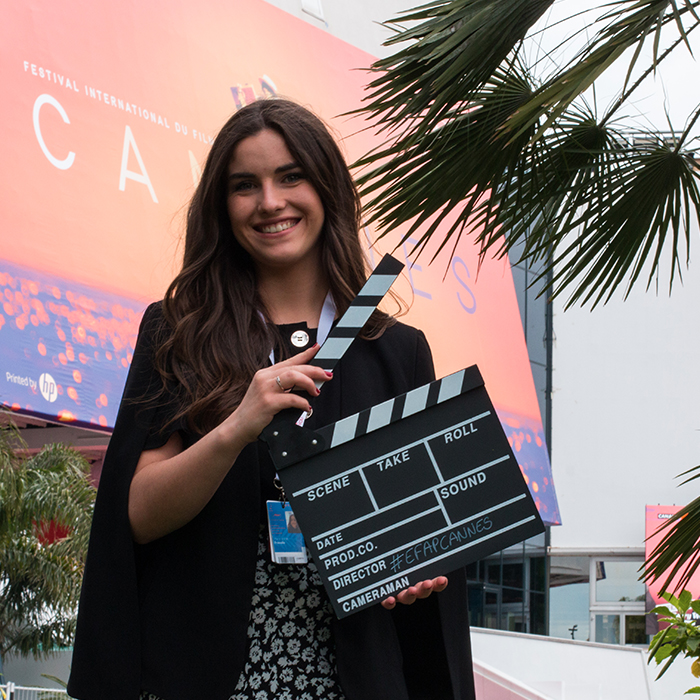 Festival de Cannes avec l'école de communication EFAP - Marie-Anne