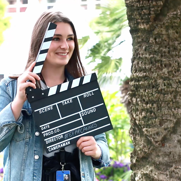 Festival de Cannes avec l'école de communication EFAP - Yvana