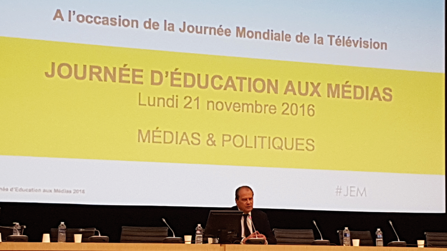 Face à la salle : Jean-Christophe Cambadélis, premier-secrétaire du Parti Socialiste