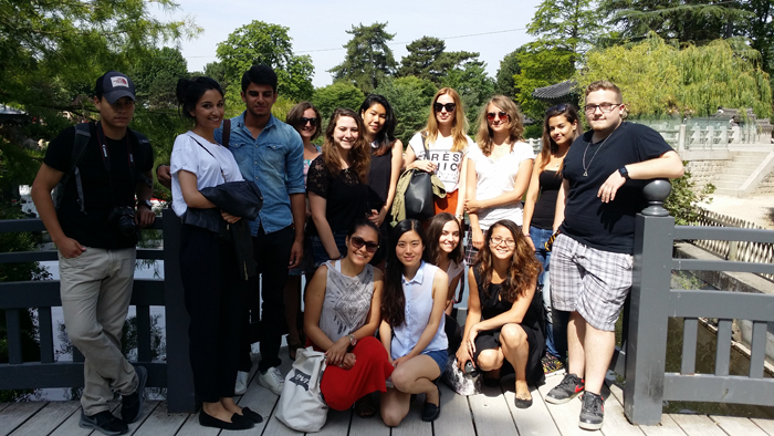 A hot afternoon in Paris, the best place to be is the Jardin d'Acclimatation with students from EFAP Communication School