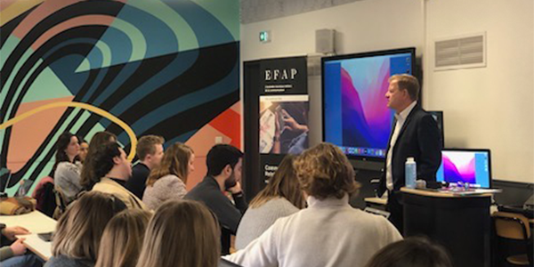 Masterclass Avec Patrice Bégay à l'école de communication EFAP Lille