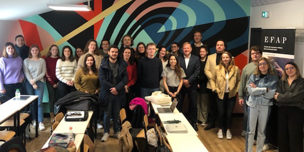 Masterclass Avec Patrice Bégay à l'école de communication EFAP