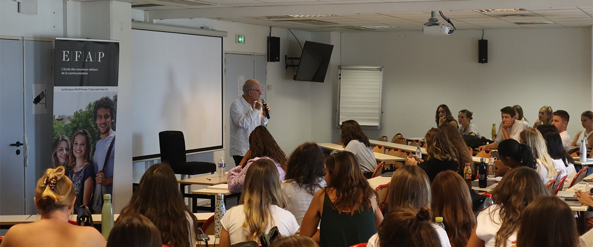 Echange entre Philippe Lentschener et les étudiants de EFAP Bordeaux