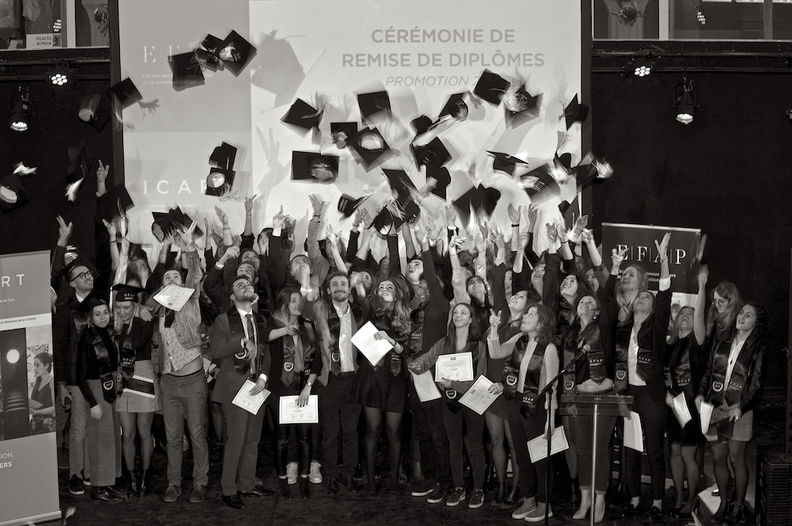 Promotion 2018 de l'école de communication EFAP Bordeaux