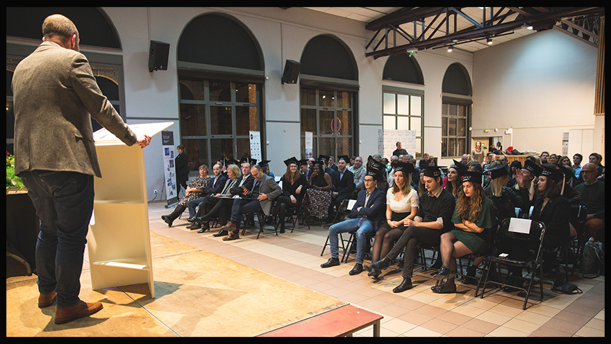 EFAP Lille - Remise de diplômes des étudiants en communication