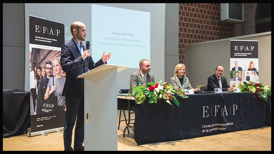 Gilles Bahda, Directeur du Master communication politique - EFAP Lille