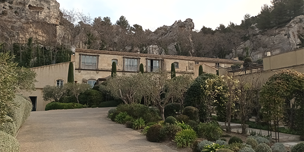 Restaurant "L'Oustau de Baumanière" du chef étoilé Glenn Viel