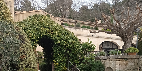 Restaurant "L'Oustau de Baumanière" du chef étoilé Glenn Viel aux Baux-de-Provence