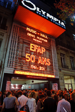 EFAP Ecole de communication - 50 ans à l'Olympia