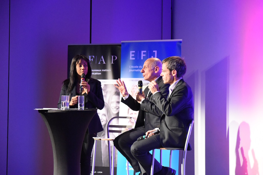 Intervention deDavid PUJADAS et Jean-Michel APHATI lors de la conférence l'EFAP