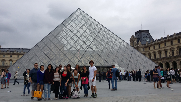 Visiting Louvre Museum - EFAP Summer School